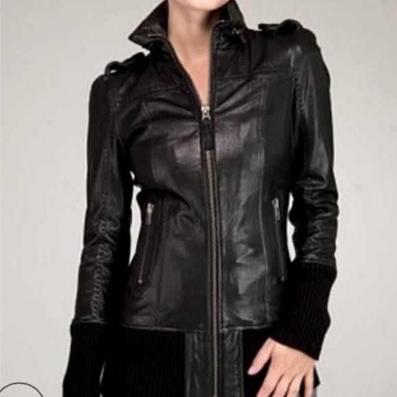 Mackage Jackets & Blazers - Mackage Nev lambskin leather bomber jacket